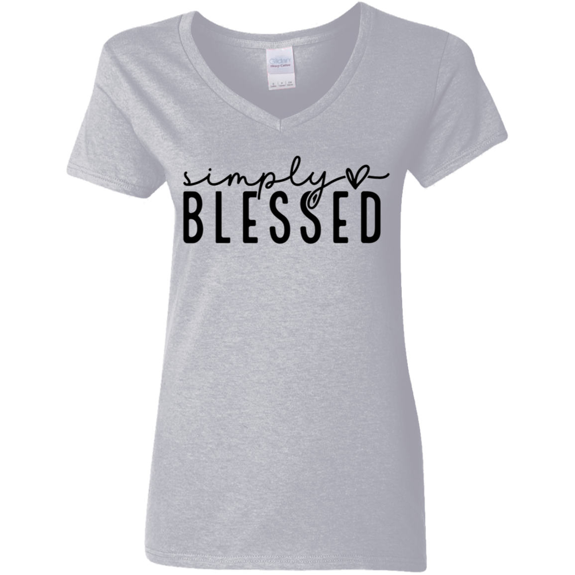 Simply blessed V-Neck T-Shirt