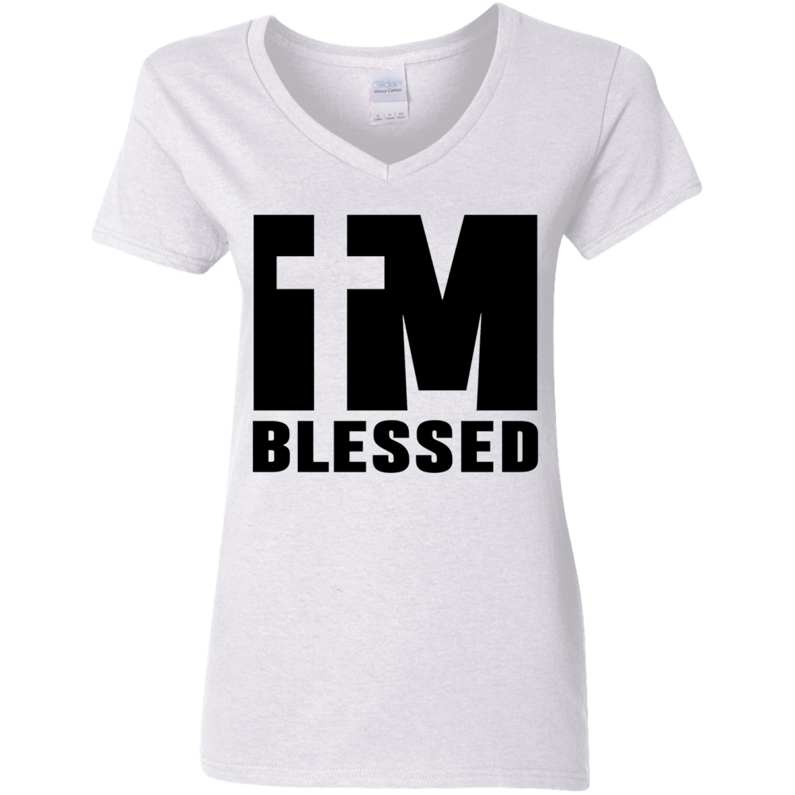 I'm Blessed V-Neck T-Shirt