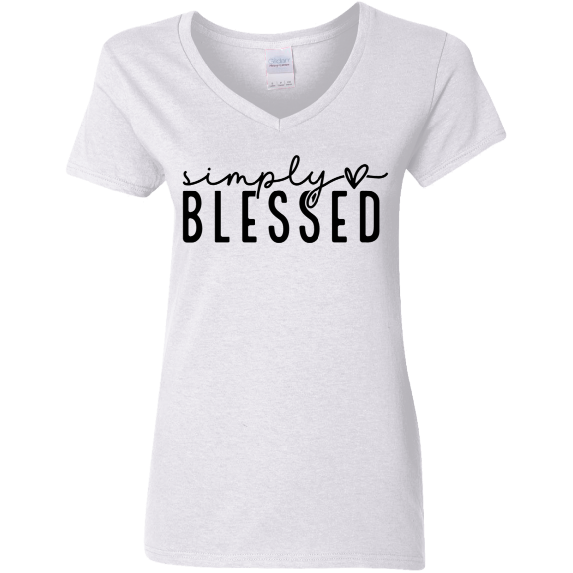 Simply blessed V-Neck T-Shirt