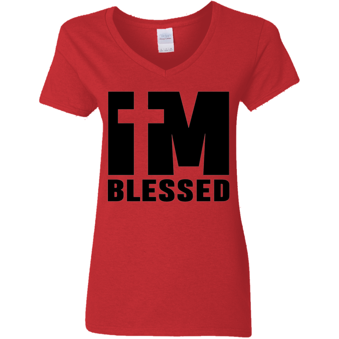 I'm Blessed V-Neck T-Shirt