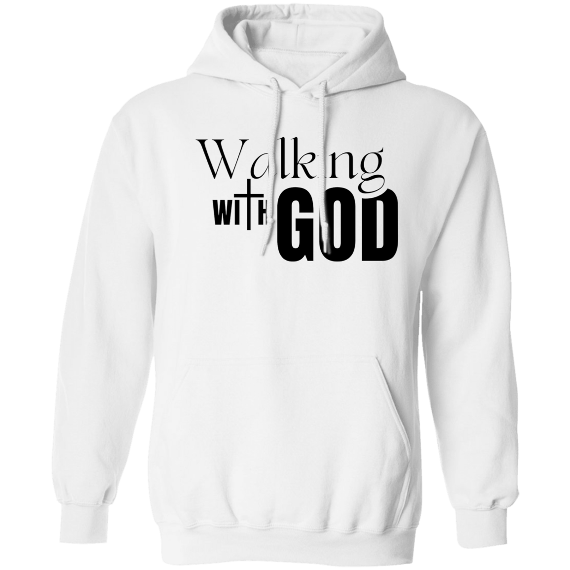 Walking with God Hoodie 8 oz (Closeout)