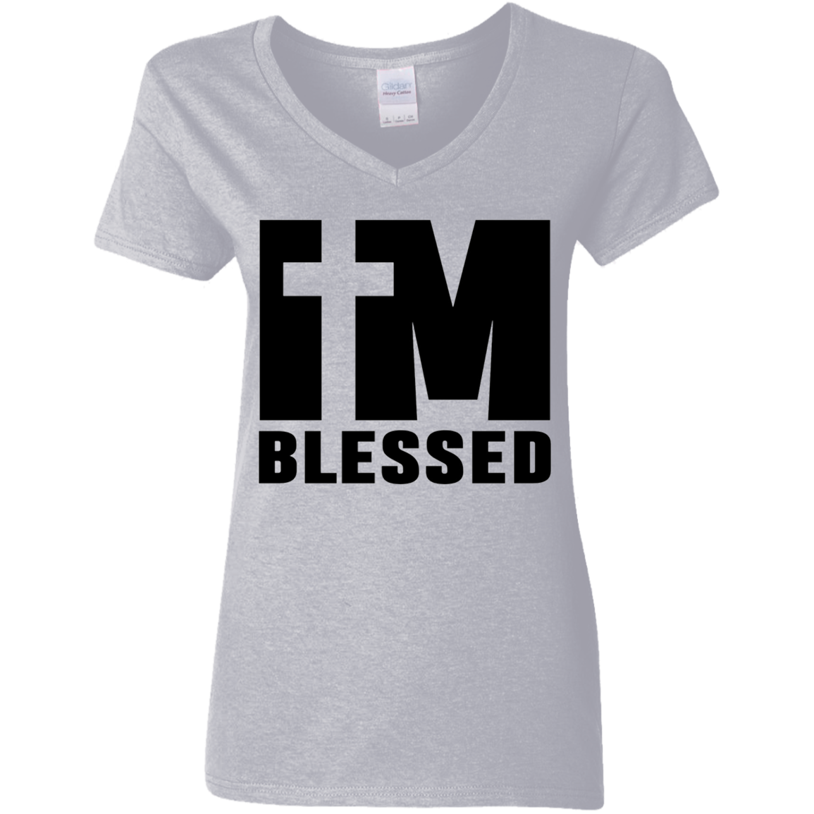 I'm Blessed V-Neck T-Shirt